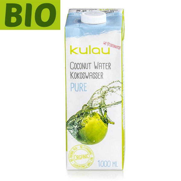 Apa de cocos pura Kulau BIO - 1 litru